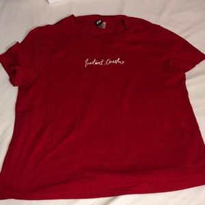 Instant crush dainty lettering